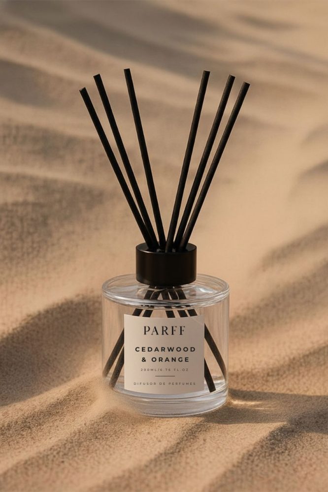 Difusor de Varetas Cedarwood & Orange 200ml Parff - Imagem 2