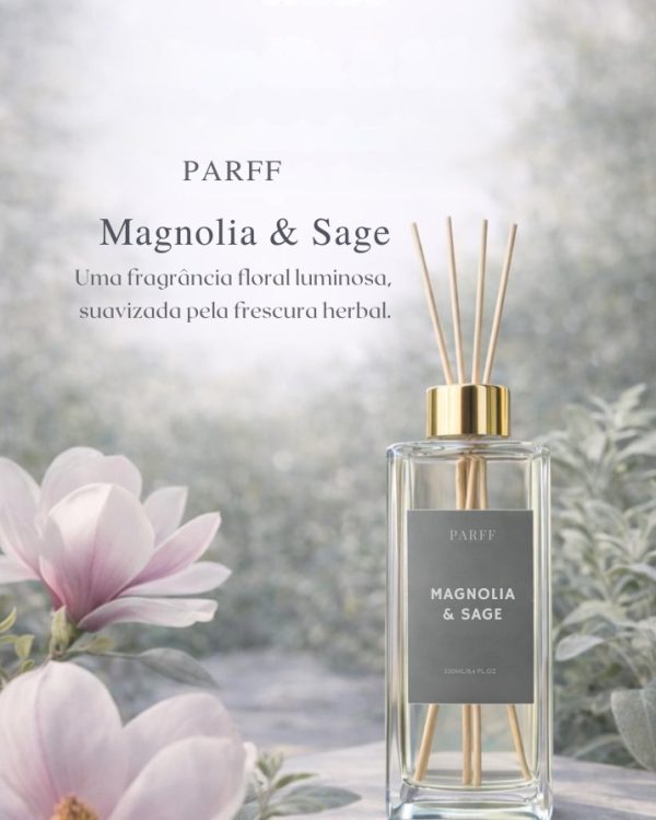 Difusor de Varetas Magnólia & Sage 250ml Parff
