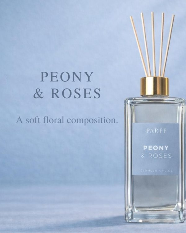 Difusor de Varetas Peony & Roses 250ml Parff