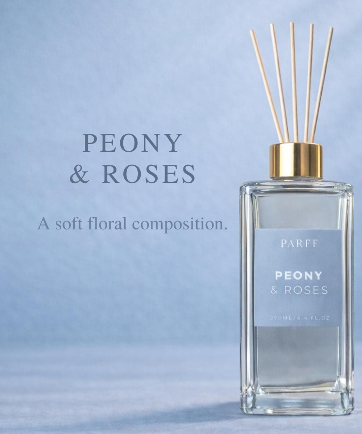 Difusor de Varetas Peony & Roses 250ml Parff