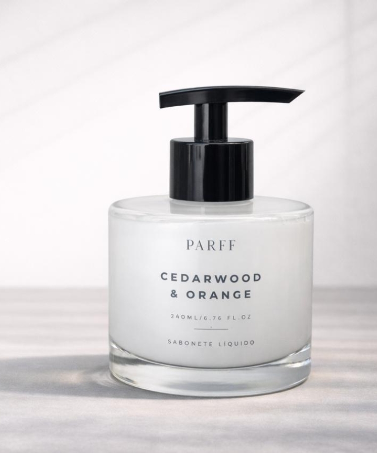 Sabonete Líquido Cedarwood & Orange 200ml Parff