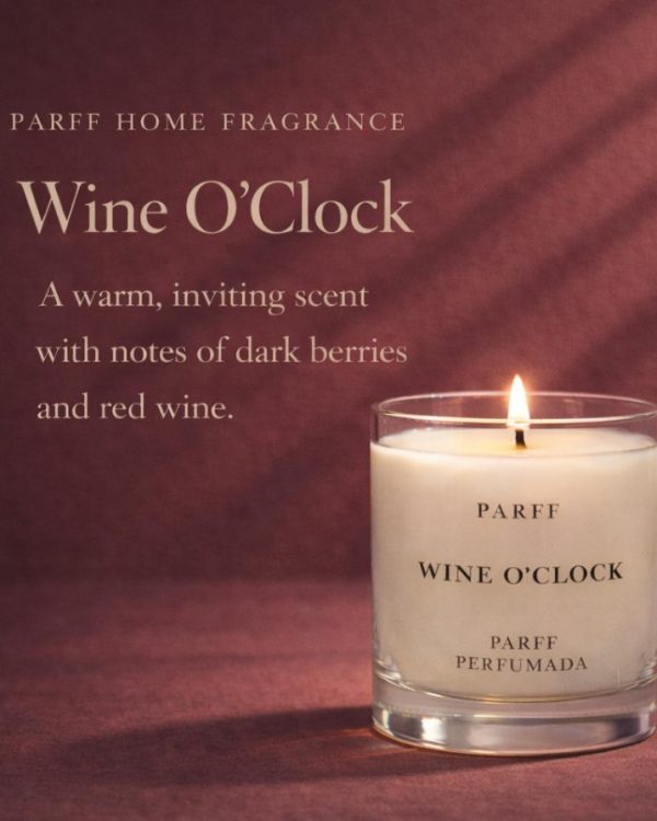Vela Perfumada Wine O'Clock Parff 200g
