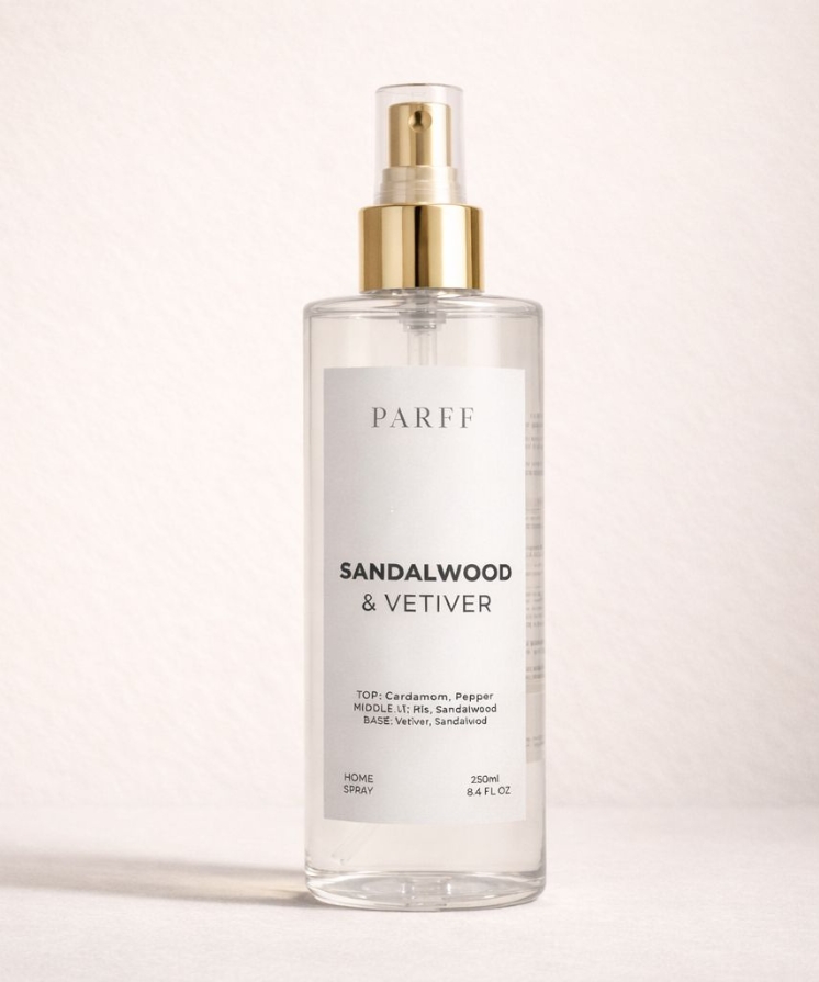 Home Spray Sandalwood & Vetiver 250ml Parff