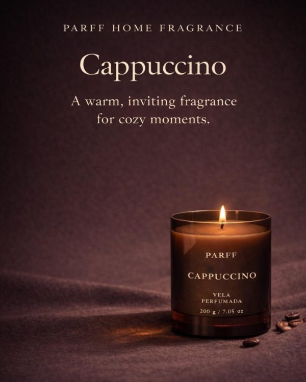 Vela Perfumada Cappuccino Parff 200g