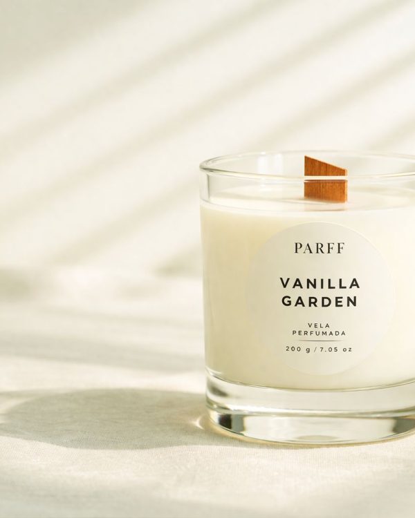 Vela Perfumada Vanilla Garden Parff 200g