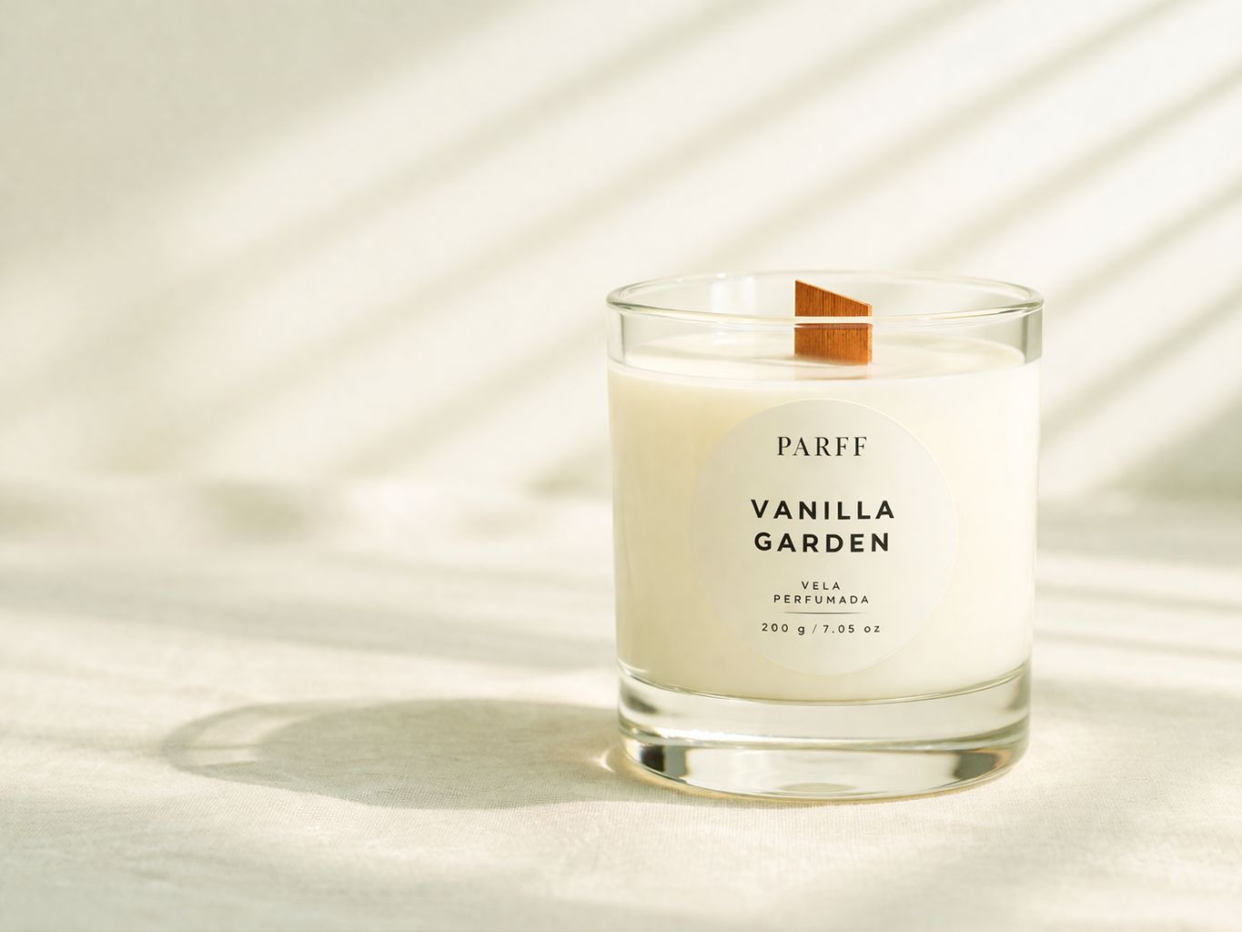 Vela Perfumada Vanilla Garden Parff 200g