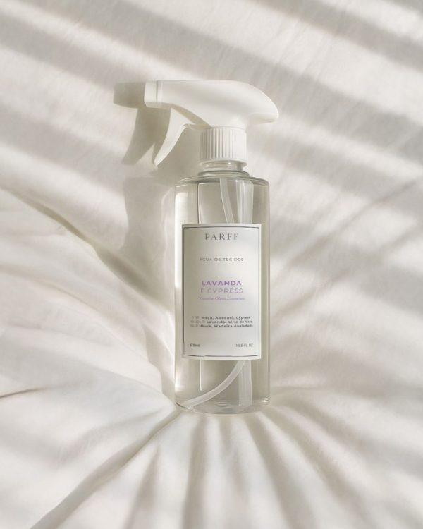 Água de Tecidos Lavanda e Cypress 500ml Parff