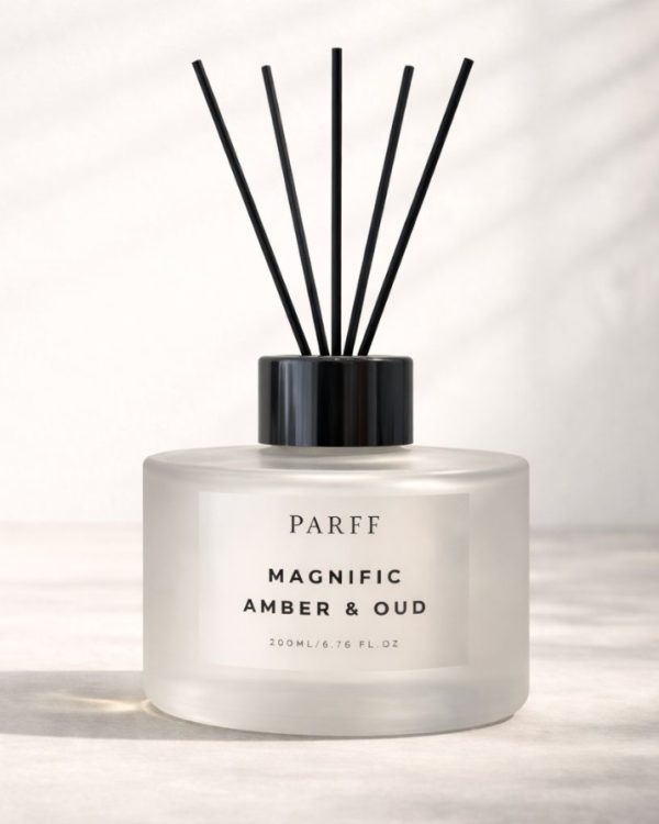 Difusor de Varetas Magnific Amber & Oud 200ml Parff