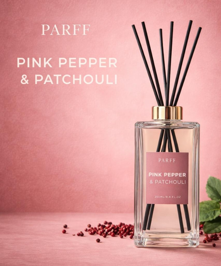 Difusor de Varetas Pink Pepper & Patchouli Parff 250ml