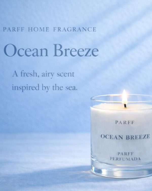 Vela Perfumada Ocean Breeze Parff 200g