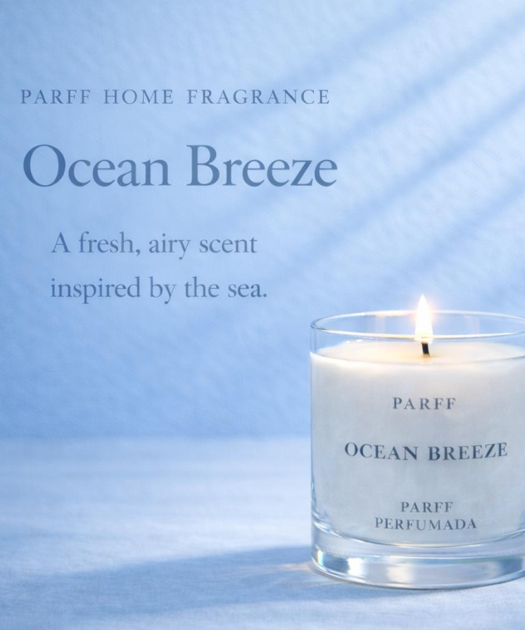 Vela Perfumada Ocean Breeze Parff 200g