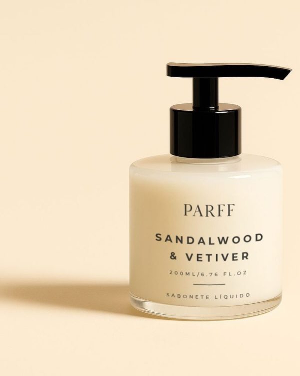 Sabonete Líquido Sandalwood & Vetiver 200ml Parff