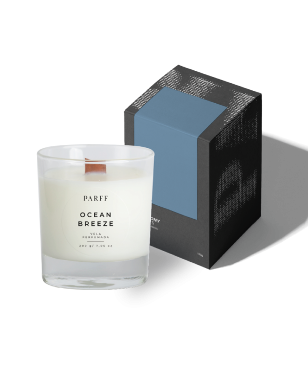 Vela Perfumada Ocean Breeze Parff 200g