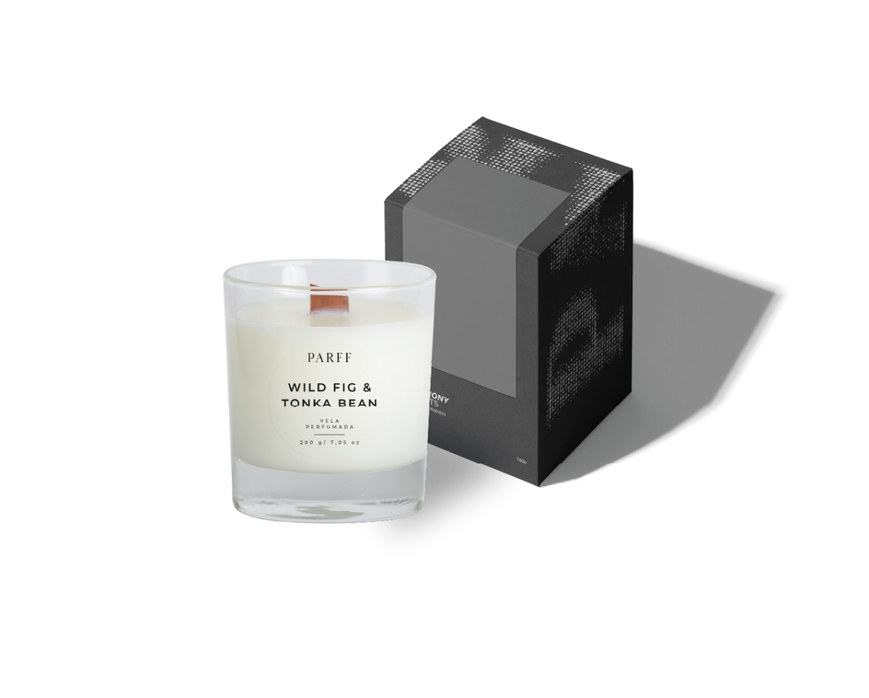 Vela Perfumada Wild Fig & Tonka Bean Parff 200g - Imagem 2