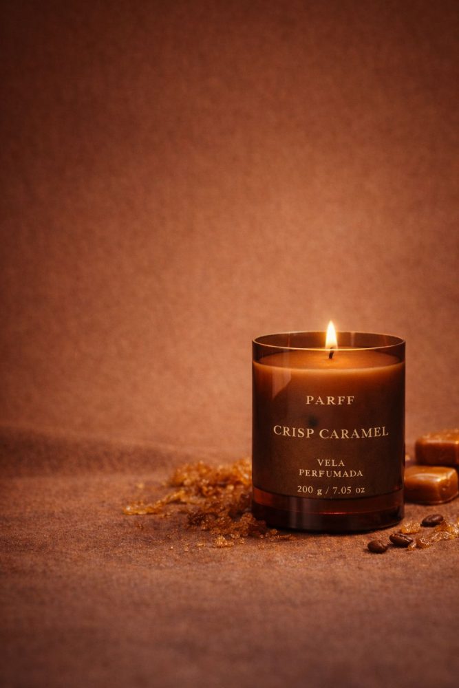 Vela Perfumada Crisp Caramel Parff 200g