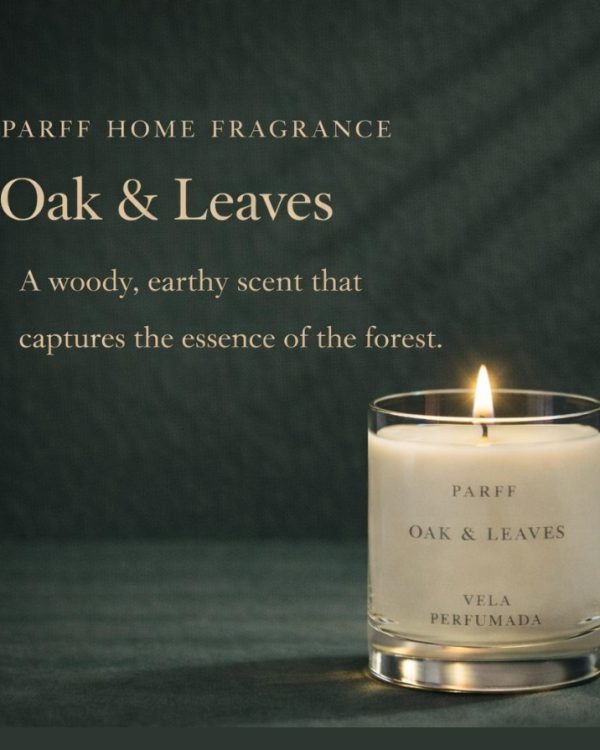 Vela Perfumada Oak Leaves Parff 200g