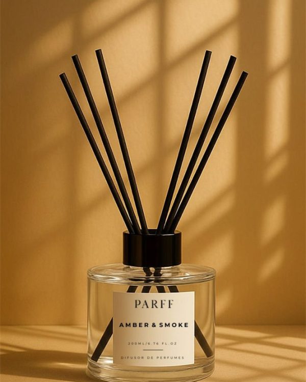 Difusor de Varetas Amber & Smoke 200ml Parff